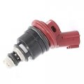 6pcs 1993-1996 Fits For Nissan 300zx 3 0 Red Side Feed Flow Matched 270cc Fuel Injectors 16600-53j00 16600-10y00