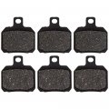 Niche Brake Pad Set For Can-am Traxter 500 Xl 705600041 Front L R Rear Right Semi-metallic 3 Pack