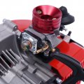 Dnysysj 49cc Engine Motor Kit 2-stroke Pull Start Single Cylinder Air-cooled For Vapor Chain Scooter Frame Car Complete Gas 
