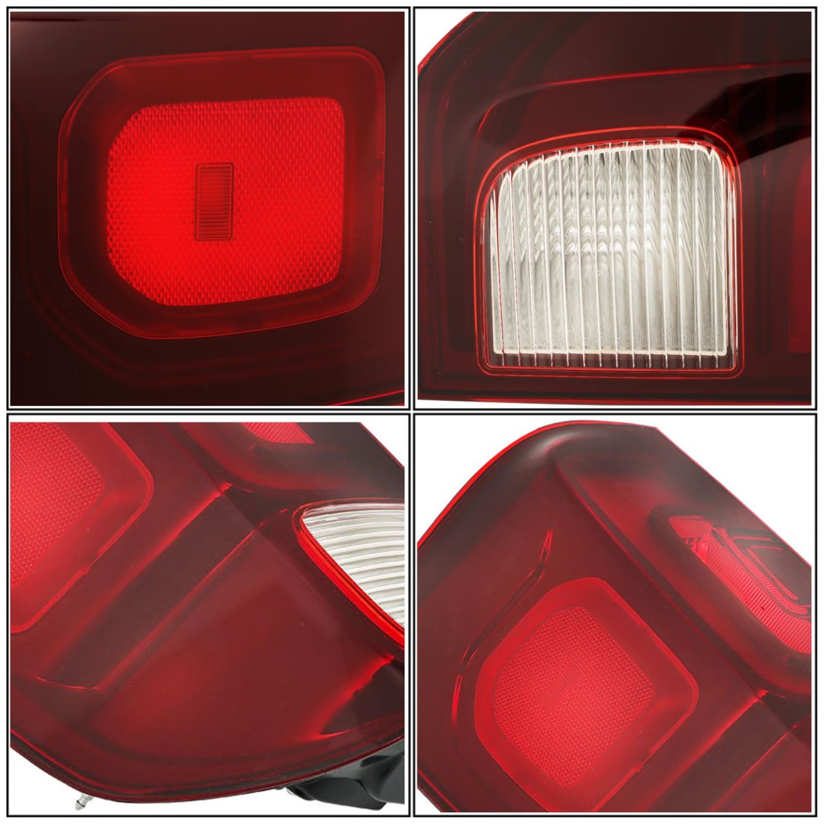 Left Side Rear Brake Tail Light Assembly Replacement For Ridgeline 2017 2023 Part Number 33550t6za02 Red And Clear Plastic Lens