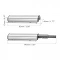 Uxcell 2pack Push To Open Door Latch Aluminum Alloy Magnetic Latches For Hidden Cabinets Rv Drawers Kitchen Cupboard Silver