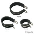 2 Pcs Kit 13 X 7-1 8 Convex Mirror With Stainless Steel Mounting Clamps Fit Universal Tractor Loader Rtv Utv