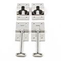2 Trailer 4 T-style Entry Door Catch Holder Metal Bracket Hook Keeper Stainless 