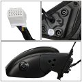 Auto Dynasty Ni1321298 Factory Style Passenger Right Side Mirror Manual Folding Power Adjust Heated Glass Turn Signal Blind