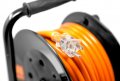 Wen Pc5043r 50 Ft 14-gauge Heavy-duty Sjtw Outdoor 14 3 Extension Cord Reel With Nema 5-15r Light-up Power Outlet Black 