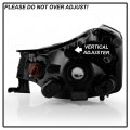Acanii For 2009-2010 Ford Focus Se Ses Coupe W Black Trim Headlight Headlamp Assembly Replacement Passenger Side