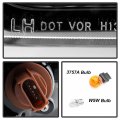 Acanii For 2009-2010 Ford Focus Se Ses Coupe W Black Trim Headlight Headlamp Assembly Replacement Passenger Side