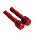 Door Lock Knob Fydun 2pcs Universal Car Truck Aluminum Interior Pins Cover Red