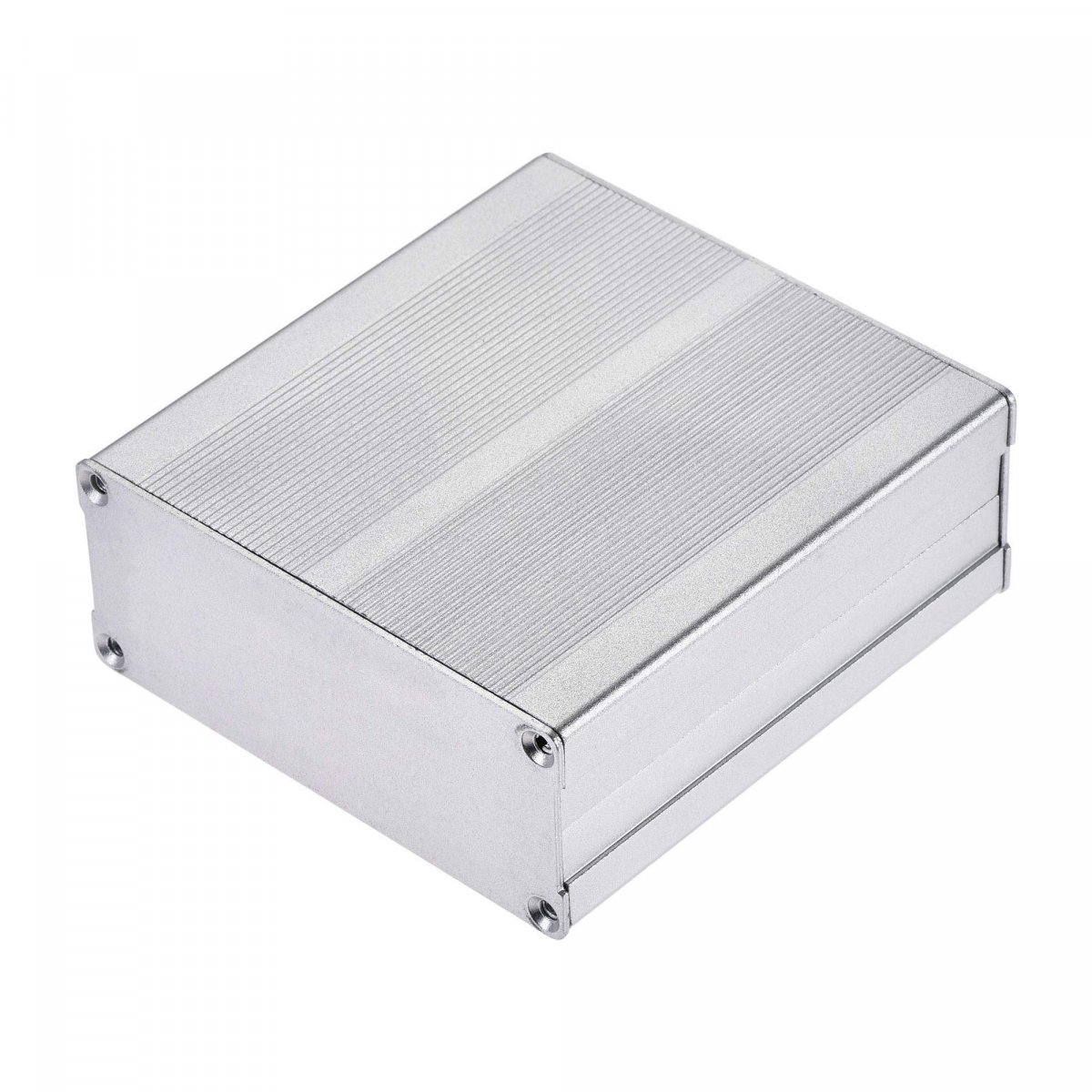 100mm X 97mm 40mm Aluminum Electrical Project Case For Audio Amplifier Silver