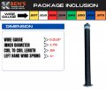 Garage Door Torsion Springs 218 X 1 75 26 Left Wound Cone Color Black
