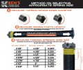 Garage Door Torsion Springs 218 X 1 75 26 Left Wound Cone Color Black