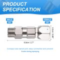 3 8 Inch Sprayer Joint 360 Degrees Rotate Stainless Steel Swivel For Paint Spray Gun Hose Airless Sprayers 2 Pcs