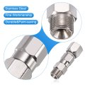 3 8 Inch Sprayer Joint 360 Degrees Rotate Stainless Steel Swivel For Paint Spray Gun Hose Airless Sprayers 2 Pcs