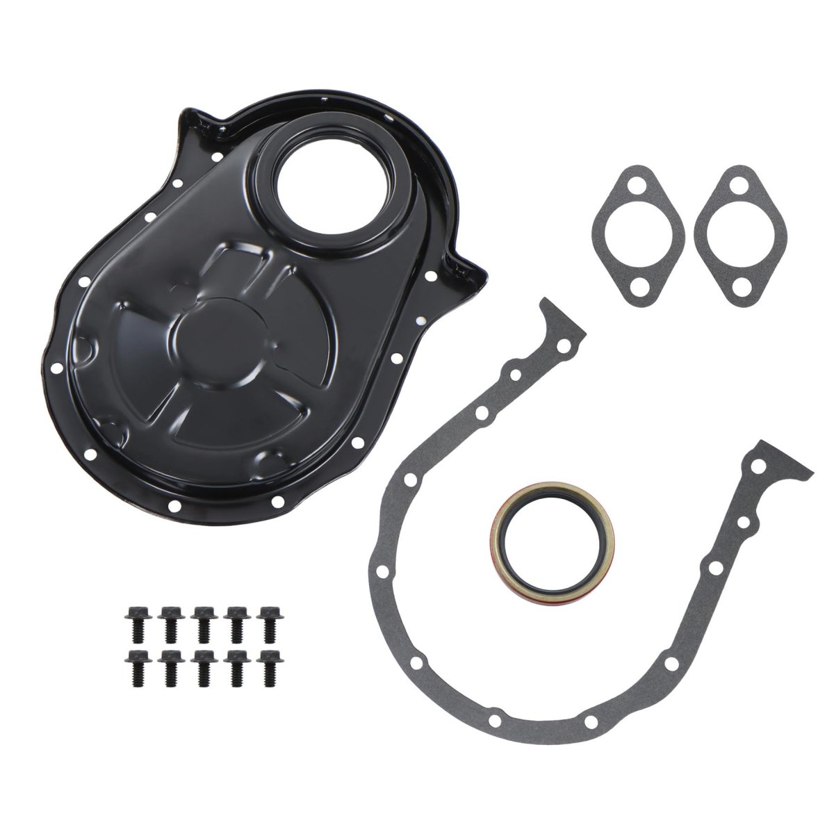 Timing Chain Cover Gaskets And Bolts Kit Replacement For Big Block Bbc Engine 396 402 427 454 1966-1990
