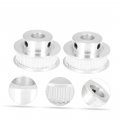 Gleavi 6 Pcs Printer Pulley Synchronous For Belt Wheel Timing Aluminum Alloy