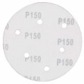 Hifrom 60pcs 5 Inch Sanding Discs 6-hole Dustless Hook-and-loop 150 Grit Sandpaper Assortment Replacement For Random Orbital