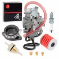 Carburetor Carb And Intake Manifold Boot For Kawasaki Bayou 300 Klf300 C B 2x4 4x4 1996-2005