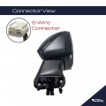 Spieg To1321393 Passenger Side Mirror Replacement For Toyota Corolla 2020-2021 Power Heated Bsm Black Ptm Cover 6pin Rh