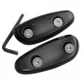Hongk- Mirror Block Off Base Plates Compatible With Suzuki Gsxr 600 750 1000 Gsx-r 2001-2004 Black B01bw4n0oa