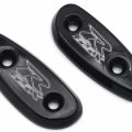 Hongk- Mirror Block Off Base Plates Compatible With Suzuki Gsxr 600 750 1000 Gsx-r 2001-2004 Black B01bw4n0oa