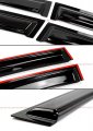 Premium Aero Black Window Visor Rain Guard Deflector Compatible For 2011-2022 Dodge Charger All Models
