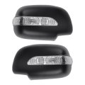 Pair Car Rear View Driver Passenger Side Mirror Cover Cap Overlay Matte Black For Lexus Rx330 Rx300 Rx350 Rx450h 2003-2008 Fits 