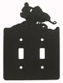 Snowmobile Double Light Switch Plate Cover 