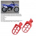 Fydun Pair Of Motorcycle Front Pegs Aluminum Alloy 0 9-1 5in Red Long Rearsets Footrest Footpegs Foot With Installation