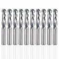 Hqmaster Cnc Router Bits Spiral Upcut Milling Cutter Cutting Roughing Engraving Tool Set Tungsten Steel 22mm Cel 45mm Oal For 