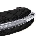 Front Bumper Grille Radiator Gloss Grid Grill For Buick Envision 2015 2016 2017 Chrome And Black Plastic Grilles 2 Piece Set