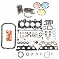 Domestic Gaskets Engine Rering Kit Fsbrr4034eve Compatible With1-05 Honda Civic 1 7 D17a2 D17a6 Full Gasket Set 0 25mm 0 010