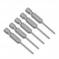 Uxcell 5 Pcs 2mm Ph0 Magnetic Phillips Screwdriver Bits 1 4 Inch Hex Shank 2-inch Length S2 Power Tool