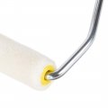 Uxcell 6xwool Paint Roller Brush 3 Inch 74mm For Household Wall Painting Treatment With 1xplastic Handle