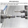 Uxcell Spotting Drill Bits 1 5mm Dia 4mm Shank 60 Degree Solid Carbide Altisin Coated 2 Flutes Round Drilling Cutter