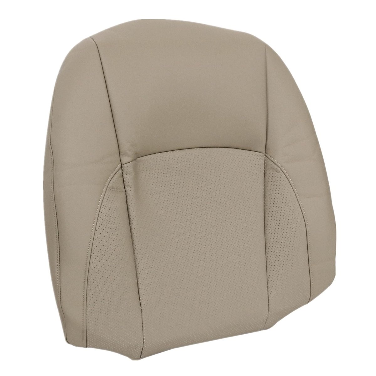 Passenger Side Top Back Replacement Seat Cover Microfiber Leather Tan For Lexus Es350 2007 2008 2009 2010 2011 2012