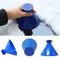 Serendipity Textile Round Windshield Ice Scrapers Magic Cone-shaped Car Snow Removal Shovel Tool 