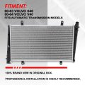Auto Dynasty Dpi 2400 Factory Style 1-row Cooling Radiator Compatible With Volvo S40 V40 At 00-04 Aluminum Core