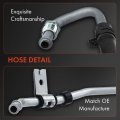 A-premium Power Steering Hose Return Line Assembly Compatible With Hyundai Tiburon 2003-2008 V6 2 7l Gear To Cooler