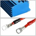 Universal Electric System Car Battery Voltage Stabilizer Regulator W Cable Blue