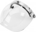 Gmax Bubble 3-snap Flip-up Shield Street Motorcycle Helmet Accessories Clear One Size 