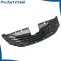 Black Front Bumper Grille Upper Straight Trim Style Replacement For Sienna 2011-2017 To1200332