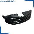 Black Front Bumper Grille Upper Straight Trim Style Replacement For Sienna 2011-2017 To1200332