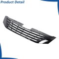 Black Front Bumper Grille Upper Straight Trim Style Replacement For Sienna 2011-2017 To1200332