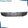 Black Front Bumper Grille Upper Straight Trim Style Replacement For Sienna 2011-2017 To1200332