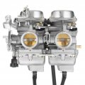 Carbman Twin Carburetor Double Cylinder Carb Compatible With Honda Rebel 250 Ca250 Cmx250 1996-2011 Cmx250c 2003-2011 Carbs 