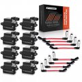 A-premium Ignition Coil Pack Compatible With Chevrolet Silverado Tahoe Express 3500 Gmc Savana 1500 2500 Classic 16-pc Set