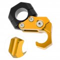 Fydun Motorcycle Handlebar Hook Cnc Aluminum Alloy Universal Foldable Helmet Luggage Hanger For 0 86in Golden