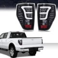 Led Tail Lights For Ford F150 2009 2010 2011 2012 2013 2014 Clear Lens Black Housing Rear Brake Parking Lamps With Wiring
