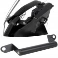 Qiilu Motorcycle Phone Holder Bracket Navigation Gps Mount Replacement For Triumph Tiger 900 Rally Pro 2020 Black