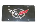 Novelty License Plate For Vehicle Showroom Floor Or Automotive Show Display Corvette C5 Rectangle 